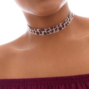 Stylish Leopard Print Choker Necklace
