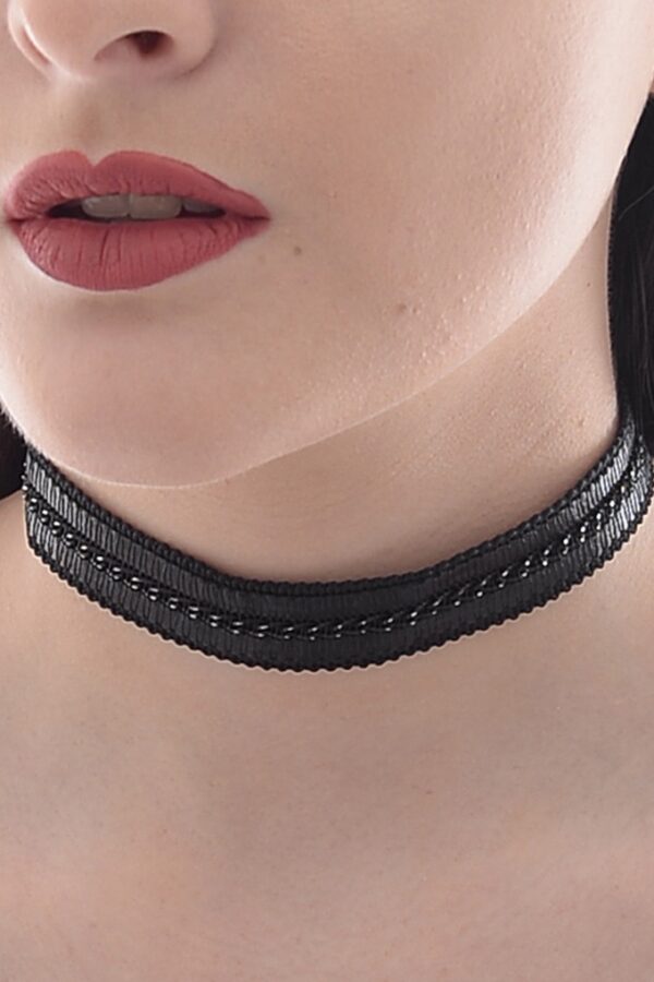 Stylish Leather Choker Necklace