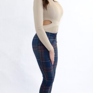 Stylish Check Tailored Trousers