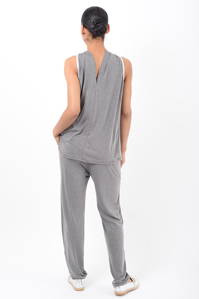 Stylish Grey Loungewear Co Ord Set
