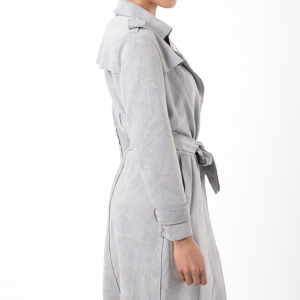 Stylish Grey Suede Jacket