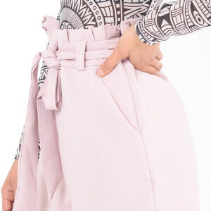Stylish Pink High Waisted Shorts