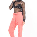 Stylish Pink Peg Trousers