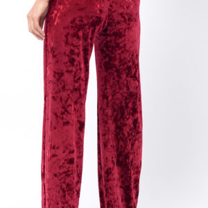 Stylish Velvet Wide Leg Trousers